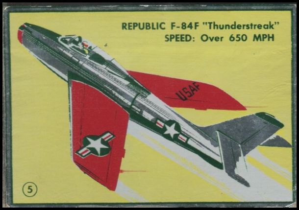 5 Republic F-84F